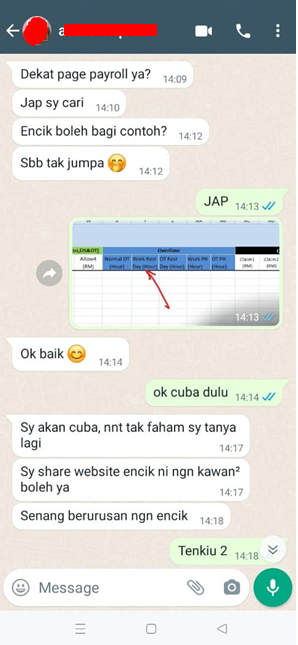 Capture16 image of payroll excel